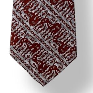 ITALIAN SILK Silk Tie with Fantastical Creatures!